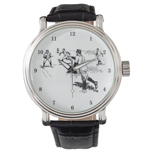 Mycket Coola Baseball Wrist Watch Armbandsur (Framsida)
