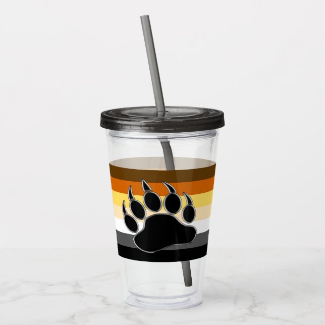 Mycket Coola Bear Pride Bear Tass Take Away Mugg (Vänster)