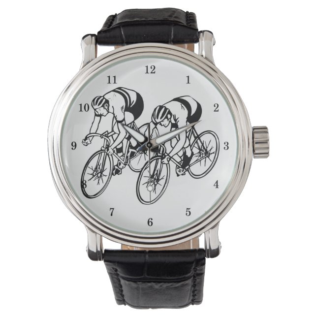 Mycket Coola Bicyclist Wrist Watch Armbandsur (Framsida)