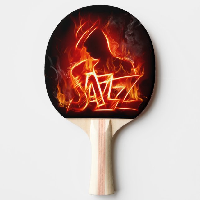 Mycket Coola Burning Jazz Pingisracket (Framsidan)