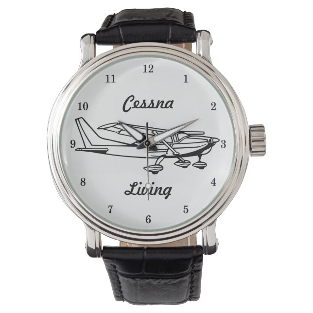 Mycket Coola Cessa Living Airplane Wrist Watch Armbandsur (Framsida)