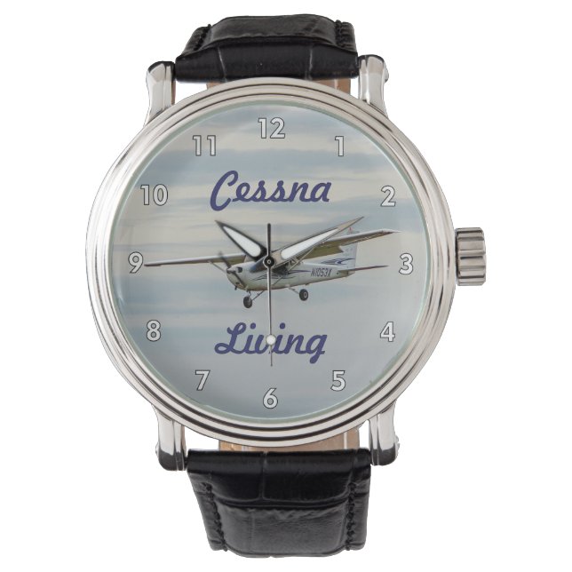 Mycket Coola Cessa Living Airplane Wrist Watch Armbandsur (Framsida)