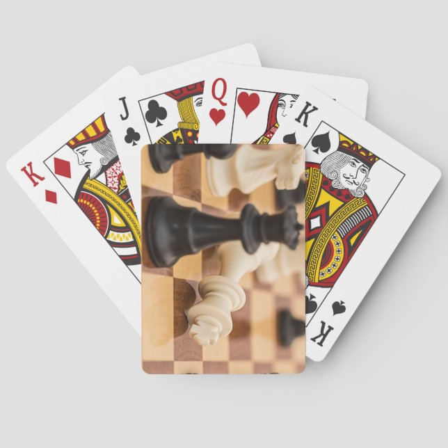 Mycket Coola Chess Board med Delara Casinokort (Baksidan)