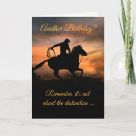 Mycket Coola Cowboy Birthday Card Kort