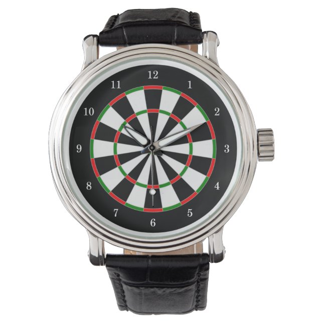 Mycket Coola Dart Board Wrist Watch Armbandsur (Framsida)