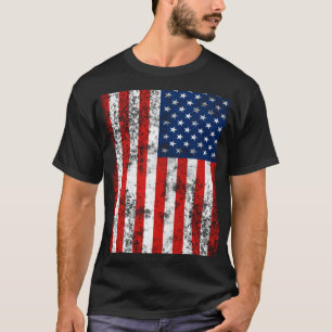 Mycket Coola Distress American Flagga Tröja