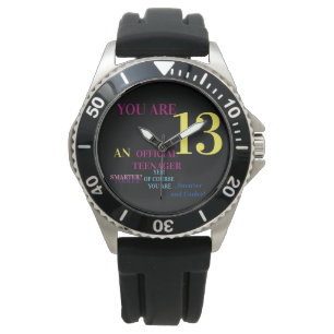 Mycket coola Du är 13 Officiell tonåring Armbandsur