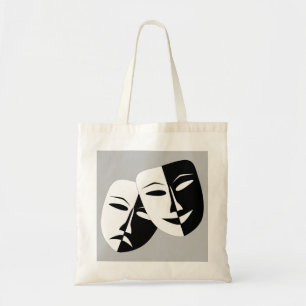 Mycket Coola Komedy och Tragedy Theater Masks Tygkasse