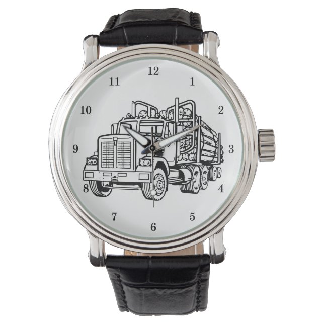 Mycket Coola Log Hauler Wrist Watch Armbandsur (Framsida)