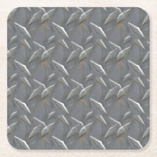 Mycket Coola Metall Diamond Mönster Underlägg set