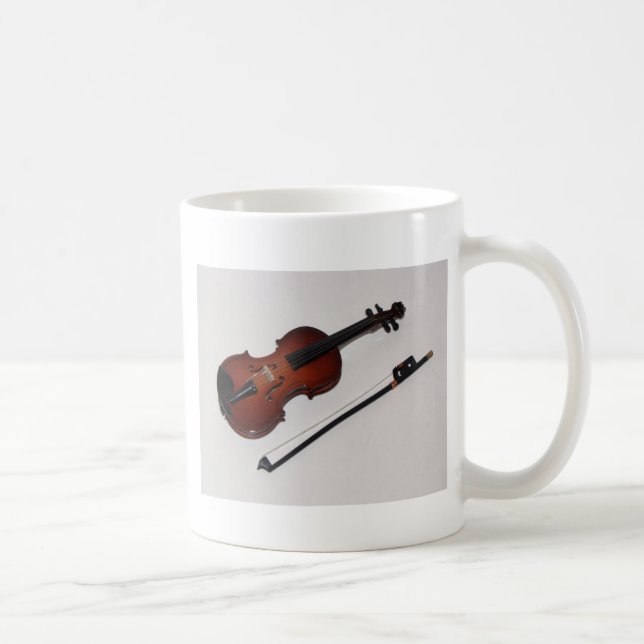 Mycket Coola Miniature Violin Coffee Kopp (Höger)
