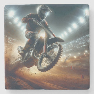 Mycket Coola MotoCross Competition Digital Renderi Stenunderlägg