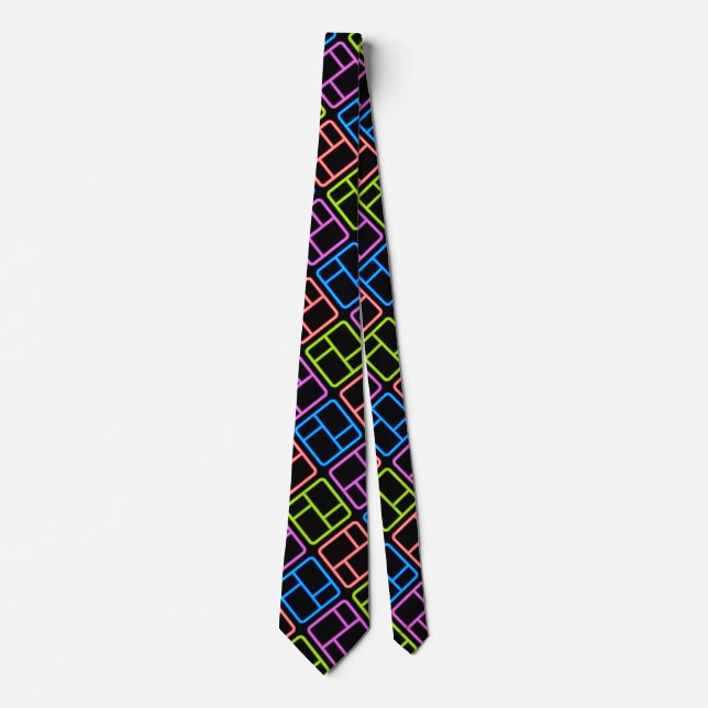 Mycket Coola och färglösa former Tie Slips (Framsida)