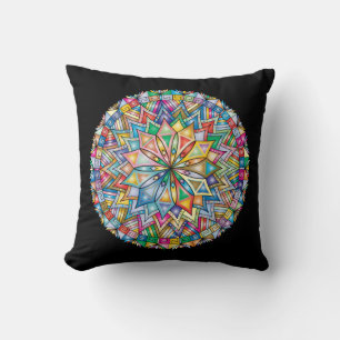 Mycket Coola och färgstark Mandala Kudde