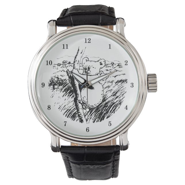 Mycket Coola Panda Bear Wrist Watch Armbandsur (Framsida)