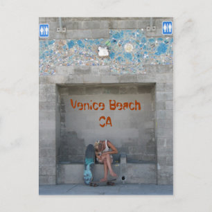 Mycket Coola Venice Beach-vykort! Vykort