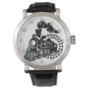 Mycket Coola Vintage ångmotor Tåg-lok Armbandsur