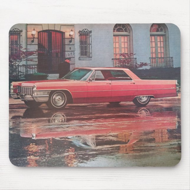 Mycket Coola Vintage Automobile Musmatta (Framsidan)