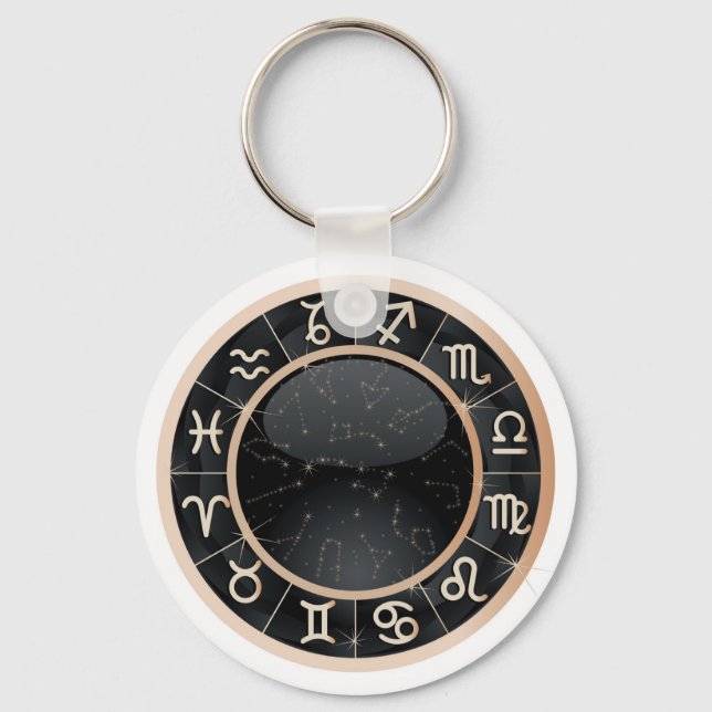 Mycket Coola Zodiac Nyckelring (Framsida)