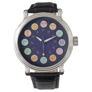 Mycket Coola Zodiac Wrist Watch Armbandsur