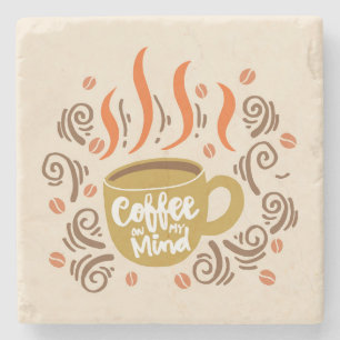 Mycket coolt och sött kaffe eller Java Stenunderlägg