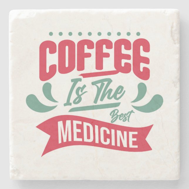 Mycket coolt och sött kaffe eller java stenunderlägg (Framsidan)