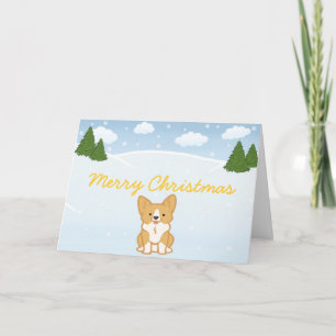 Mycket Corgi-jul - Anpassade Helgkort