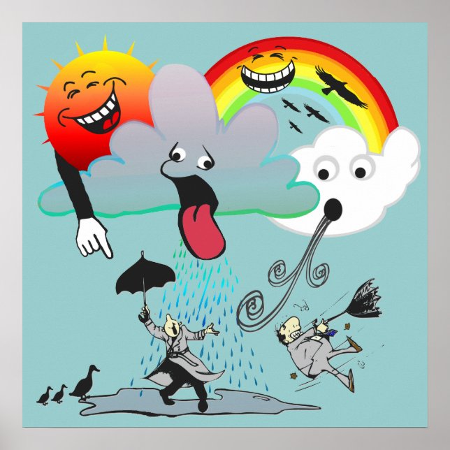 Mycket dåligt väder poster (Framsidan)
