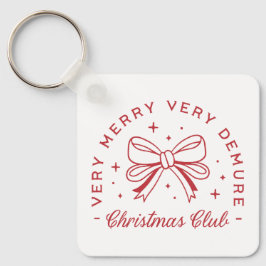 Mycket demagogisk julkokvett estetisk nyckelring