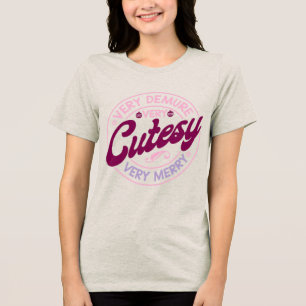 Mycket diskret, mycket sött jul t shirt
