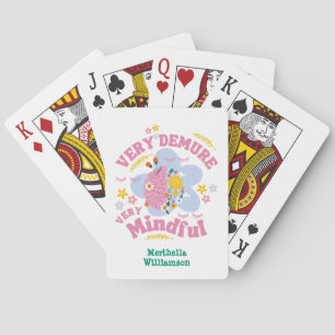 MYCKET DJUPA Blommigtens välbefinnande Casinokort
