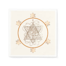 Mycket Elegant judisk stjärna Papper