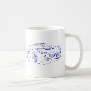Mycket Elise skissar 2nd gen Kaffemugg