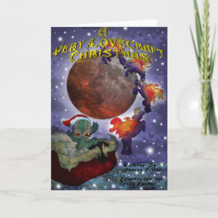 Mycket en Lovecraft jul Helgkort