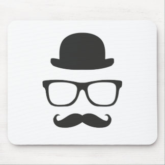 Mycket engelsk Moustache Musmatta