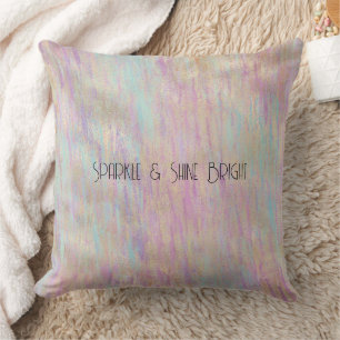 Mycket enhetlig Gnistra Glitzy Guld Rosa jul Kudde