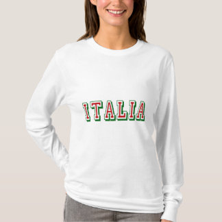 Mycket enkel yet kall Italia logotyp av italien Tee