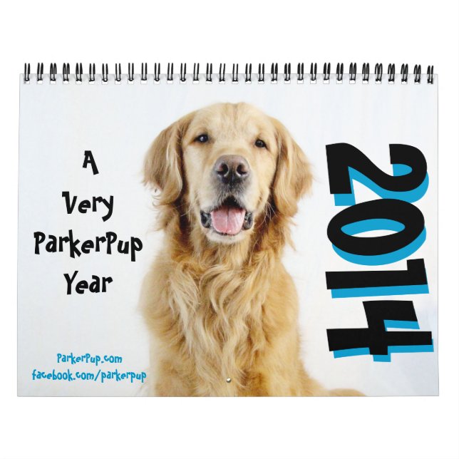 Mycket ett ParkerPup år - kalender 2014 (Omslag)