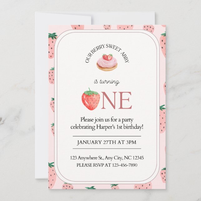 Mycket exalterad över att fylla 1  inbjudningar (Framsida)