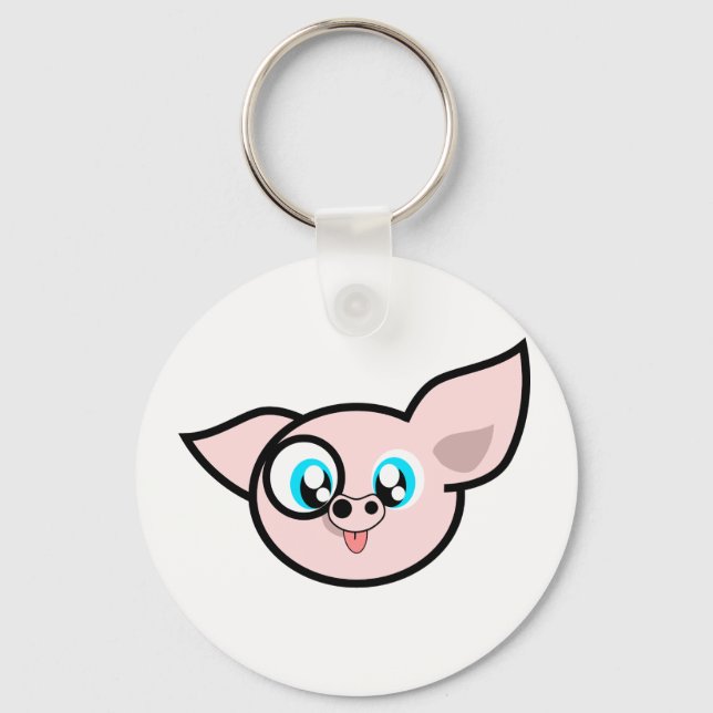 Mycket Fånig Piggy Nyckelring (Framsida)