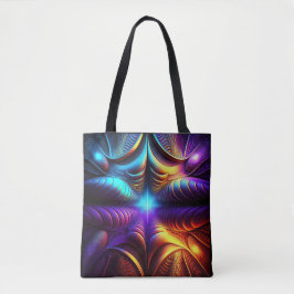 Mycket färgstark lyapunov Fractal Tygkasse