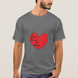Mycket favoriserad och välsignad herrtröja t shirt