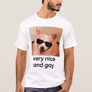 Mycket fina och Rolig hund glasögon T Shirt