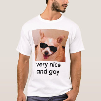 Mycket fina och Rolig hund glasögon T Shirt
