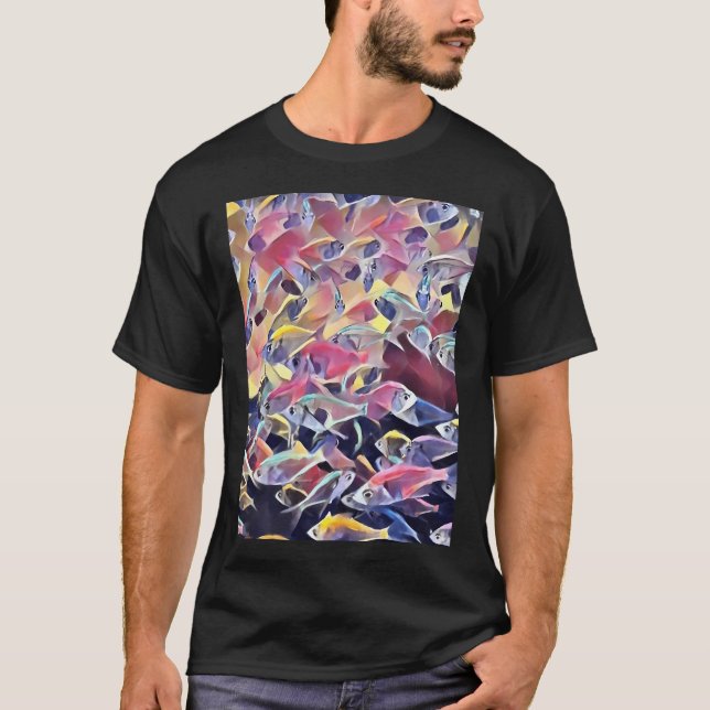 Mycket fisk t shirt (Framsida)