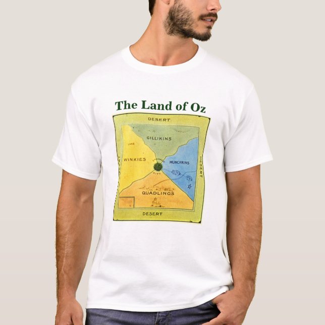 Mycket gammal karta av uns (bekläda), t-shirt (Framsida)