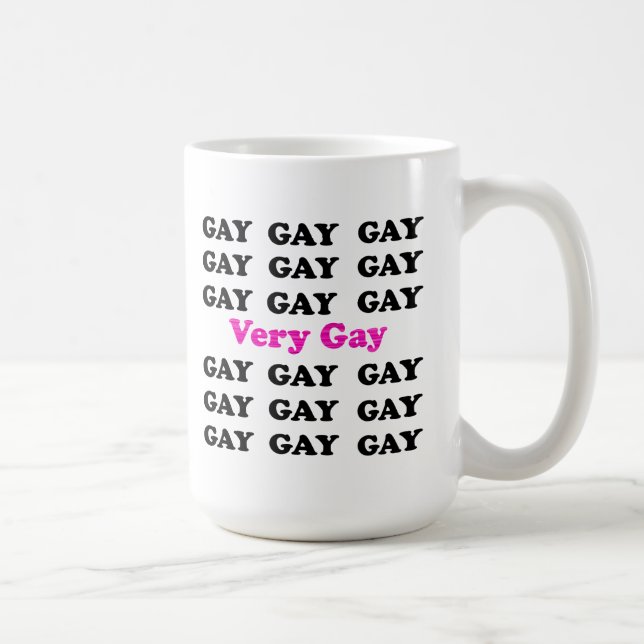 Mycket gay kaffemugg (Höger)