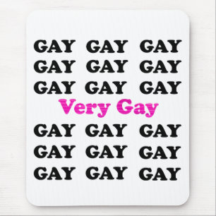 Mycket gay Mouse Pad Musmatta