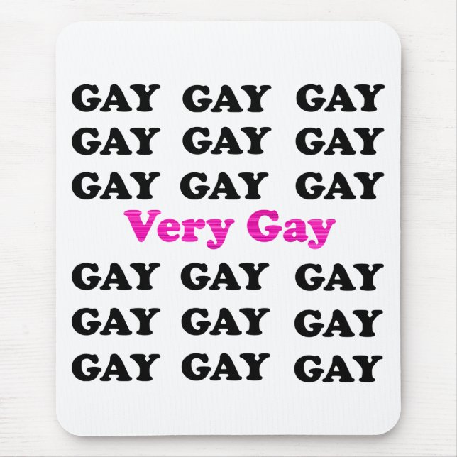 Mycket gay Mouse Pad Musmatta (Framsidan)