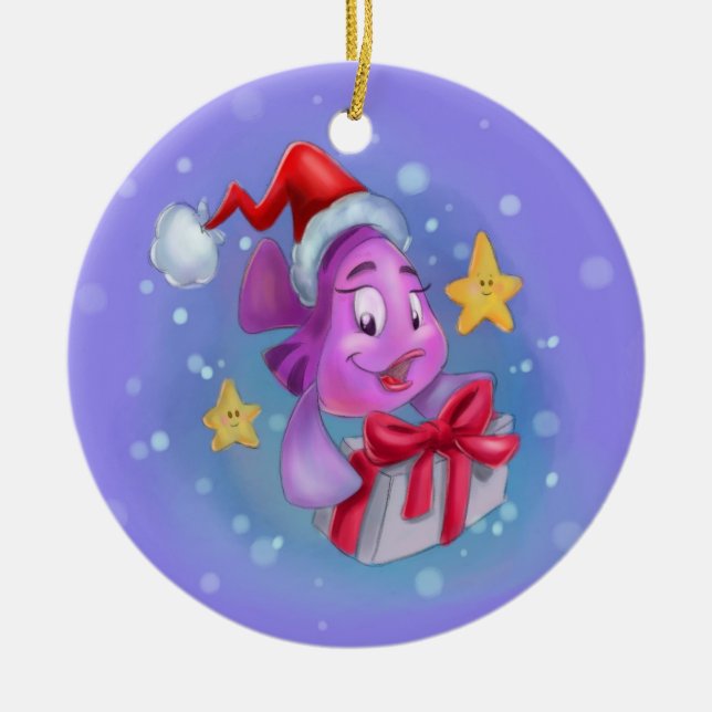 Mycket Gelica jul Julgransprydnad Keramik (Framsidan)